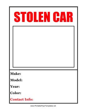stolen cars
